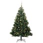 vidaXL Künstlicher Weihnachtsbaum Klappbar 300 LEDs & Kugeln 180 cm vidaXL Künstlicher Weihnachtsbaum Klappbar 300 LEDs & Kugeln 180 cm