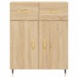 Highboard Sonoma-Eiche 69,5x34x180 cm Holzwerkstoff Highboard Sonoma-Eiche 69,5x34x180 cm Holzwerkstoff