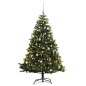 vidaXL Künstlicher Weihnachtsbaum Klappbar 300 LEDs & Kugeln 210 cm vidaXL Künstlicher Weihnachtsbaum Klappbar 300 LEDs & Kugeln 210 cm