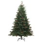 vidaXL Künstlicher Weihnachtsbaum Klappbar 300 LEDs & Kugeln 240 cm vidaXL Künstlicher Weihnachtsbaum Klappbar 300 LEDs & Kugeln 240 cm