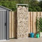 vidaXL Brennholzregal 110x28x312 cm Edelstahl vidaXL Brennholzregal 110x28x312 cm Edelstahl