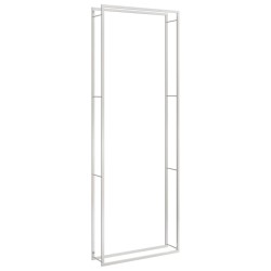 vidaXL Brennholzregal 110x28x312 cm Edelstahl