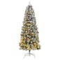 vidaXL Künstlicher Weihnachtsbaum Klappbar 300 LEDs & Kugeln 210 cm vidaXL Künstlicher Weihnachtsbaum Klappbar 300 LEDs & Kugeln 210 cm