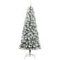vidaXL Künstlicher Weihnachtsbaum Klappbar 300 LEDs & Kugeln 210 cm vidaXL Künstlicher Weihnachtsbaum Klappbar 300 LEDs & Kugeln 210 cm