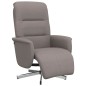 vidaXL Relaxsessel mit Fußteil Taupe Stoff vidaXL Relaxsessel mit Fußteil Taupe Stoff