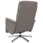 vidaXL Relaxsessel mit Fußteil Taupe Stoff vidaXL Relaxsessel mit Fußteil Taupe Stoff