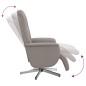 vidaXL Relaxsessel mit Fußteil Taupe Stoff vidaXL Relaxsessel mit Fußteil Taupe Stoff