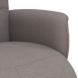 vidaXL Relaxsessel mit Fußteil Taupe Stoff vidaXL Relaxsessel mit Fußteil Taupe Stoff