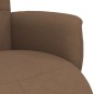 vidaXL Relaxsessel mit Fußteil Braun Stoff vidaXL Relaxsessel mit Fußteil Braun Stoff