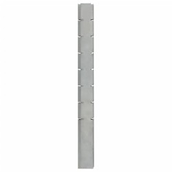  vidaXL Pfosten für Gabionenzaun Silbern 200 cm Verzinkter Stahl