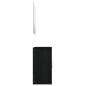 vidaXL 2-tlg. Badmöbel-Set Schwarz Holzwerkstoff vidaXL 2-tlg. Badmöbel-Set Schwarz Holzwerkstoff