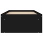 vidaXL Bettgestell Schwarz 75x190 cm vidaXL Bettgestell Schwarz 75x190 cm