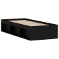 vidaXL Bettgestell Schwarz 75x190 cm vidaXL Bettgestell Schwarz 75x190 cm