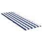 vidaXL Sonnenliegen-Auflage Blau&Weiß Gestreift Oxford-Gewebe vidaXL Sonnenliegen-Auflage Blau&Weiß Gestreift Oxford-Gewebe