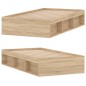 vidaXL Bettgestell Sonoma-Eiche 100x200 cm vidaXL Bettgestell Sonoma-Eiche 100x200 cm