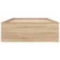 vidaXL Bettgestell Sonoma-Eiche 100x200 cm vidaXL Bettgestell Sonoma-Eiche 100x200 cm