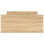vidaXL Bettgestell Sonoma-Eiche 90x190 cm Holzwerkstoff vidaXL Bettgestell Sonoma-Eiche 90x190 cm Holzwerkstoff