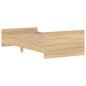 vidaXL Bettgestell Sonoma-Eiche 90x190 cm Holzwerkstoff vidaXL Bettgestell Sonoma-Eiche 90x190 cm Holzwerkstoff