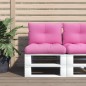 Palettenkissen 2 Stk. Rosa Oxford-Gewebe Palettenkissen 2 Stk. Rosa Oxford-Gewebe