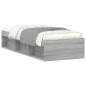 vidaXL Bettgestell Grau Sonoma 75x190 cm vidaXL Bettgestell Grau Sonoma 75x190 cm