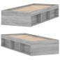 vidaXL Bettgestell Grau Sonoma 75x190 cm vidaXL Bettgestell Grau Sonoma 75x190 cm
