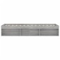 vidaXL Bettgestell Grau Sonoma 75x190 cm vidaXL Bettgestell Grau Sonoma 75x190 cm