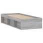 vidaXL Bettgestell Grau Sonoma 75x190 cm vidaXL Bettgestell Grau Sonoma 75x190 cm