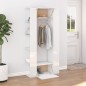 vidaXL Flurschrank Hochglanz-Weiß 97,5x37x99 cm Holzwerkstoff vidaXL Flurschrank Hochglanz-Weiß 97,5x37x99 cm Holzwerkstoff