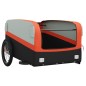 vidaXL Lastenanhänger Schwarz und Orange 45 kg Eisen vidaXL Lastenanhänger Schwarz und Orange 45 kg Eisen