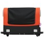 vidaXL Lastenanhänger Schwarz und Orange 45 kg Eisen vidaXL Lastenanhänger Schwarz und Orange 45 kg Eisen