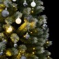 vidaXL Künstlicher Weihnachtsbaum Klappbar 300 LEDs & Kugeln 210 cm vidaXL Künstlicher Weihnachtsbaum Klappbar 300 LEDs & Kugeln 210 cm