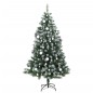vidaXL Künstlicher Weihnachtsbaum Klappbar 300 LEDs & Kugeln 210 cm vidaXL Künstlicher Weihnachtsbaum Klappbar 300 LEDs & Kugeln 210 cm