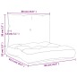 Palettenkissen 2 Stk. Rosa Oxford-Gewebe Palettenkissen 2 Stk. Rosa Oxford-Gewebe