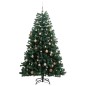 vidaXL Künstlicher Weihnachtsbaum Klappbar 300 LEDs & Kugeln 180 cm vidaXL Künstlicher Weihnachtsbaum Klappbar 300 LEDs & Kugeln 180 cm