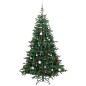 vidaXL Künstlicher Weihnachtsbaum Klappbar 300 LEDs & Kugeln 180 cm vidaXL Künstlicher Weihnachtsbaum Klappbar 300 LEDs & Kugeln 180 cm