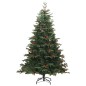 vidaXL Künstlicher Weihnachtsbaum Klappbar 300 LEDs & Kugeln 240 cm vidaXL Künstlicher Weihnachtsbaum Klappbar 300 LEDs & Kugeln 240 cm