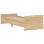 vidaXL Bettgestell Sonoma-Eiche 75x190 cm Holzwerkstoff vidaXL Bettgestell Sonoma-Eiche 75x190 cm Holzwerkstoff
