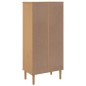 vidaXL Bücherschrank SENJA Rattan-Look Braun 60x35x130 cm Kiefernholz vidaXL Bücherschrank SENJA Rattan-Look Braun 60x35x130 cm Kiefernholz