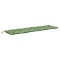 Gartenbank-Auflage Blattmuster 200x50x7 cm Stoff Gartenbank-Auflage Blattmuster 200x50x7 cm Stoff