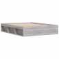 vidaXL Bettgestell Grau Sonoma 160x200 cm vidaXL Bettgestell Grau Sonoma 160x200 cm