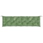 Gartenbank-Auflage Blattmuster 200x50x7 cm Stoff Gartenbank-Auflage Blattmuster 200x50x7 cm Stoff