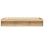 vidaXL Bettgestell Sonoma-Eiche 140x190 cm vidaXL Bettgestell Sonoma-Eiche 140x190 cm