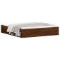 vidaXL Bettgestell Braun Eichen-Optik 180x200 cm vidaXL Bettgestell Braun Eichen-Optik 180x200 cm