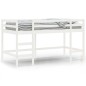 vidaXL Kinderhochbett mit Leiter Weiß 90x200 cm Massivholz Kiefer vidaXL Kinderhochbett mit Leiter Weiß 90x200 cm Massivholz Kiefer