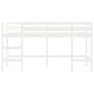 vidaXL Kinderhochbett mit Leiter Weiß 90x200 cm Massivholz Kiefer vidaXL Kinderhochbett mit Leiter Weiß 90x200 cm Massivholz Kiefer
