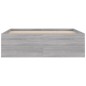 vidaXL Bettgestell Grau Sonoma 120x190 cm vidaXL Bettgestell Grau Sonoma 120x190 cm