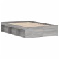 vidaXL Bettgestell Grau Sonoma 120x190 cm vidaXL Bettgestell Grau Sonoma 120x190 cm