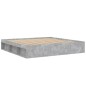 vidaXL Bettgestell Betongrau 200x200 cm vidaXL Bettgestell Betongrau 200x200 cm