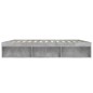 vidaXL Bettgestell Betongrau 200x200 cm vidaXL Bettgestell Betongrau 200x200 cm