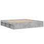 vidaXL Bettgestell Betongrau 200x200 cm vidaXL Bettgestell Betongrau 200x200 cm